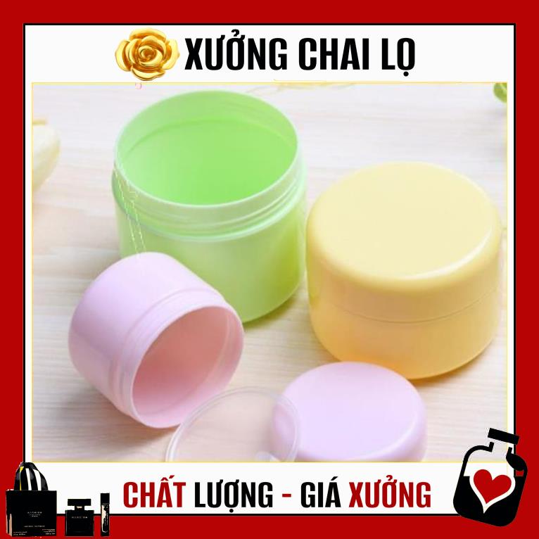 Hủ Đựng Kem ❤ TOP GIÁ RẺ ❤ Hũ chiết kem Hồng Thái 100g đựng mỹ phẩm , phụ kiện du lịch
