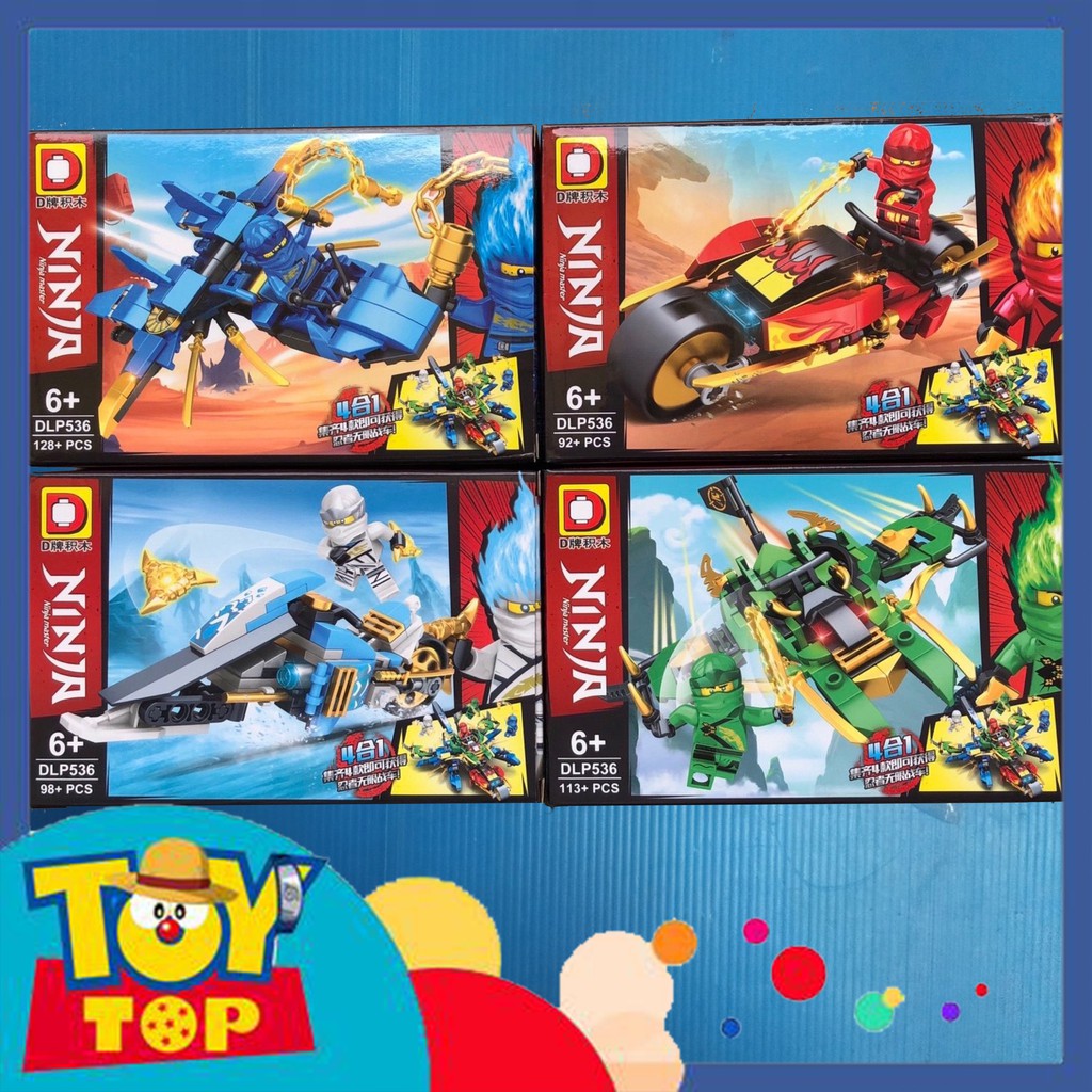 [Một con] Xếp hình chiến xa non - lego ninjago cỗ máy lắp ghép ninja DLP536