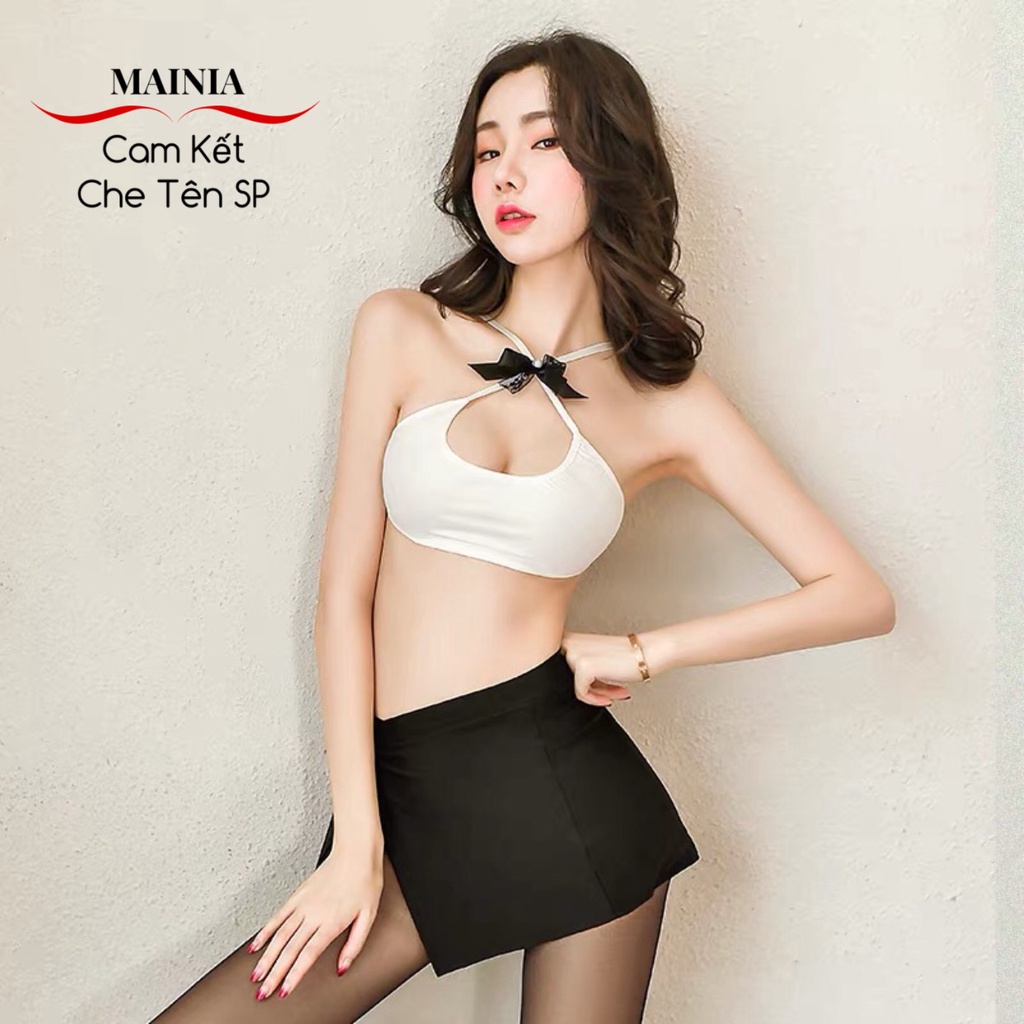 Set Bộ Đồ Ngủ Cosplay Secretary Sexy Gợi Cảm Mainia Shop
