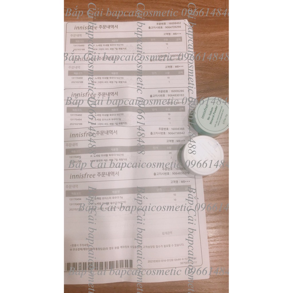 MBC Phấn phủ bột INF mineral powder cho da thiên dầu | BigBuy360 - bigbuy360.vn