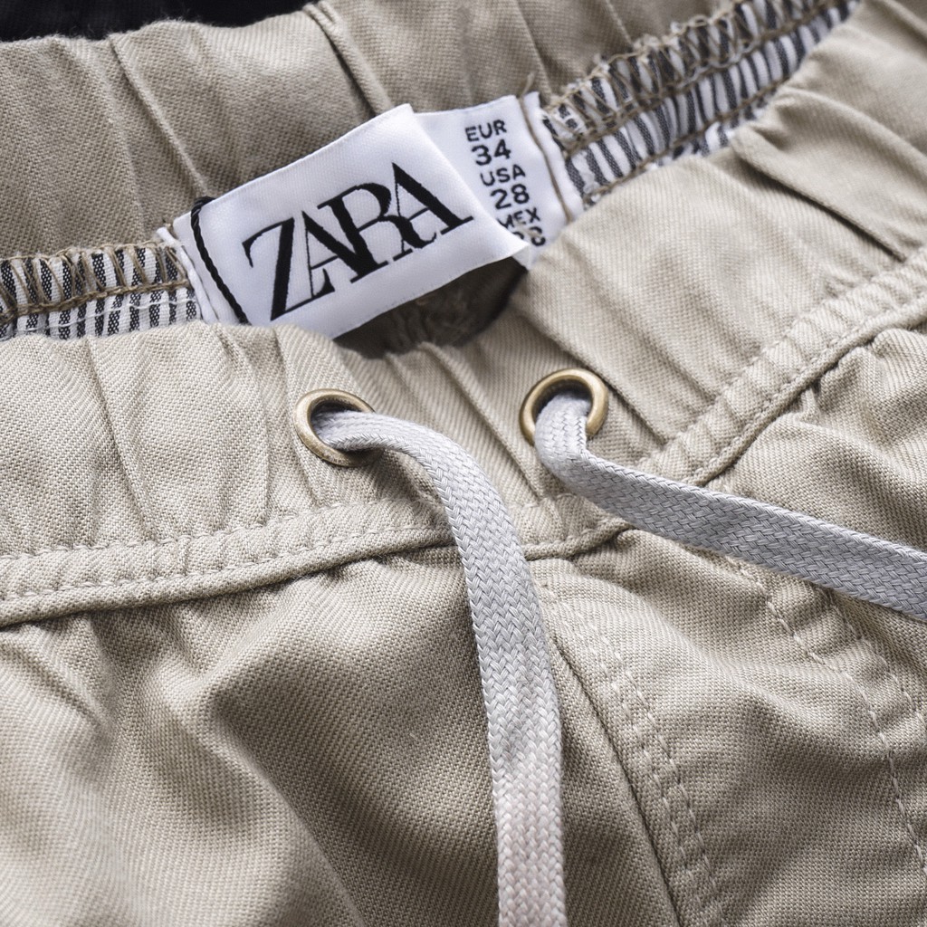 Quần jogger Kaki Zara nam  đầy đủ size - Quần Kaki có dây rút thời trang phong cách