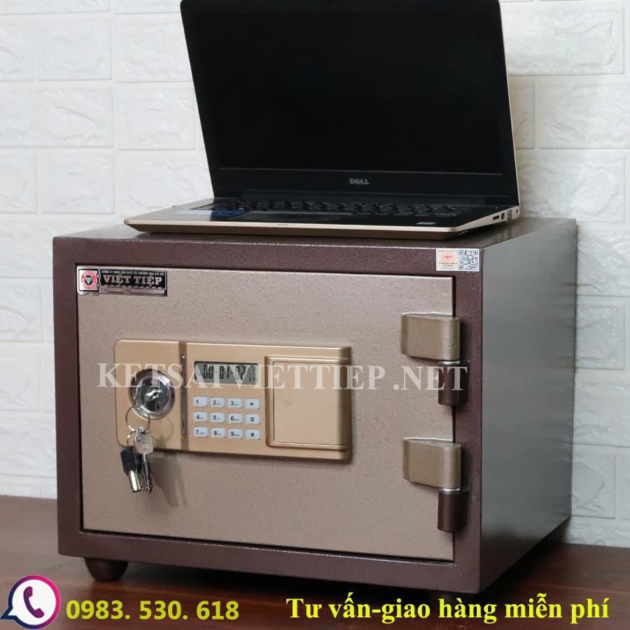 [CHINH HANG] Két sắt Việt Tiệp CV41E khóa điện tử- Két sắt mini-40KG