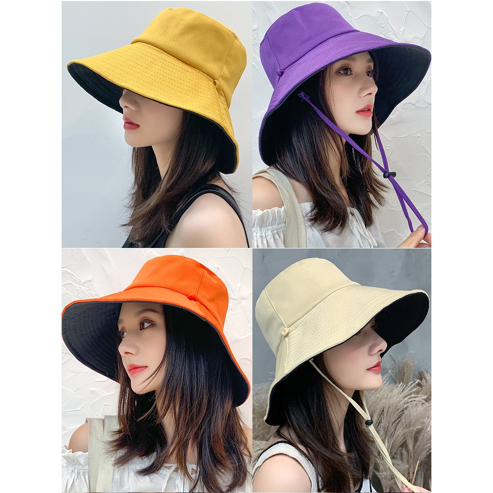 Mùa Hè Ngư Dân Nữ Mặt Hàn Quốc Chống Nắng Tia UV Mũ Dọc Theo Thủy Triều Hoang Dã Nhật Bản Thời Trang Nữ