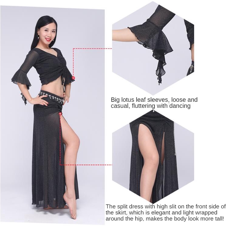 Bộ Trang Phục Biểu Diễn Múa Bụng Thiết Kế Mới Xinh Xắn Thời Trang