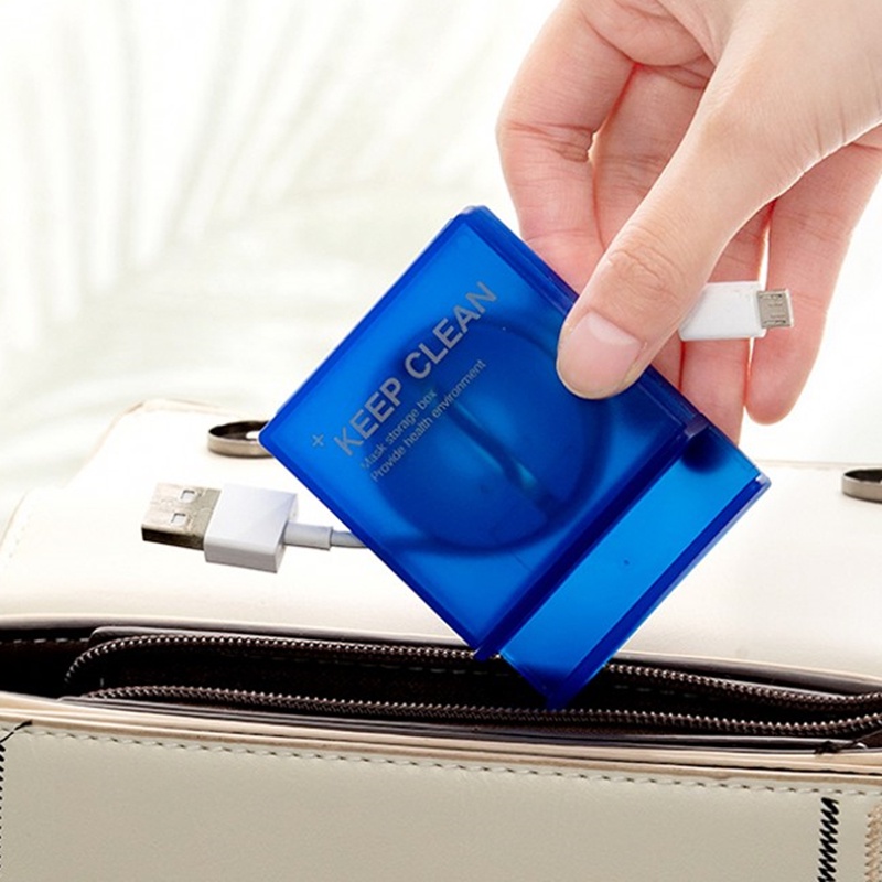 2 Hộp Vuông Đựng Dây Cáp Gọn Gàng Tiện Lợi