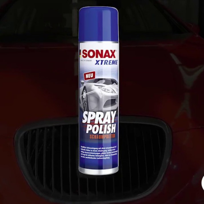 SONAX - Bình Xịt Đánh Bóng/ Xóa Xước Làm Mới Sơn Xe Dạng Bọt (Sonax Xtreme Spray Polish  320ml)  [Hàng Đức Chính Hãng]