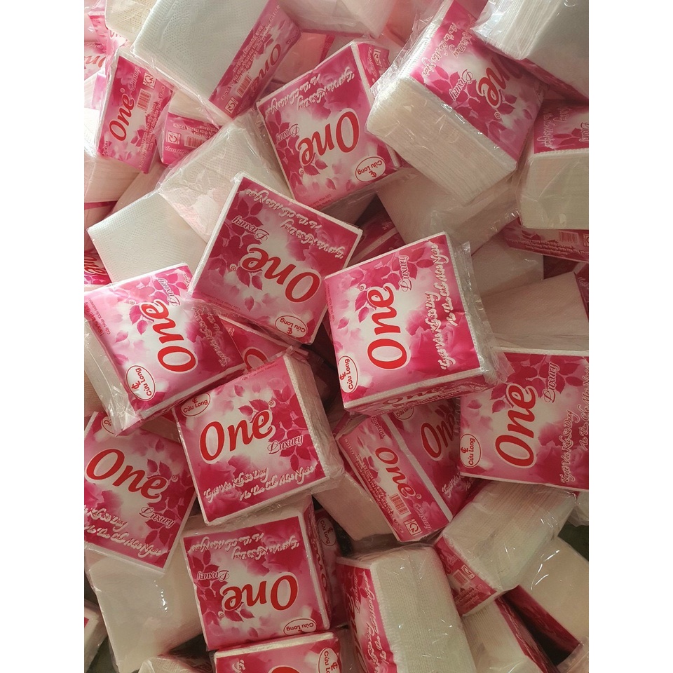 Giấy Ăn Vuông One Cửu Long 50 Tờ ( 1 Gói )