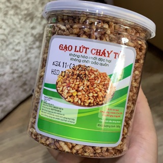 Gạo lứt cháy tỏi, chà bông, rong biển