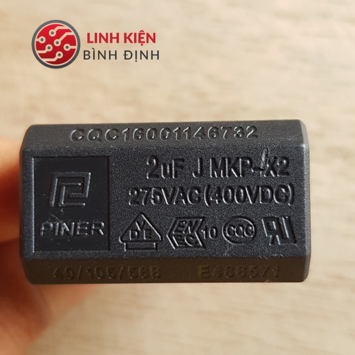 Bộ 2 tụ 2uF 275VAC