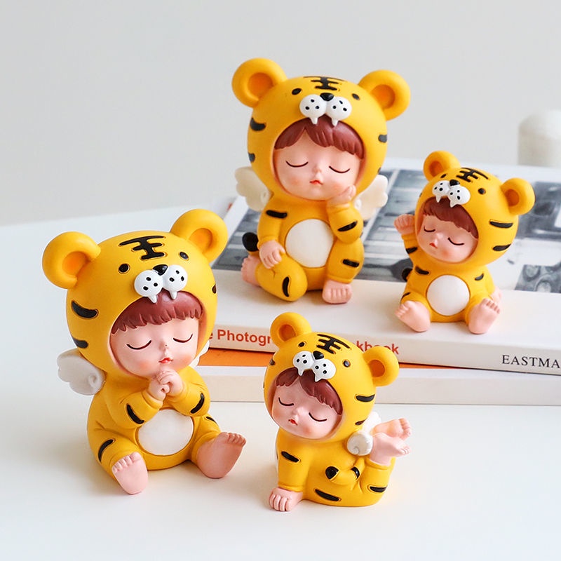 Tượng Hổ Linh Vật Trang Trí Bàn Làm Việc