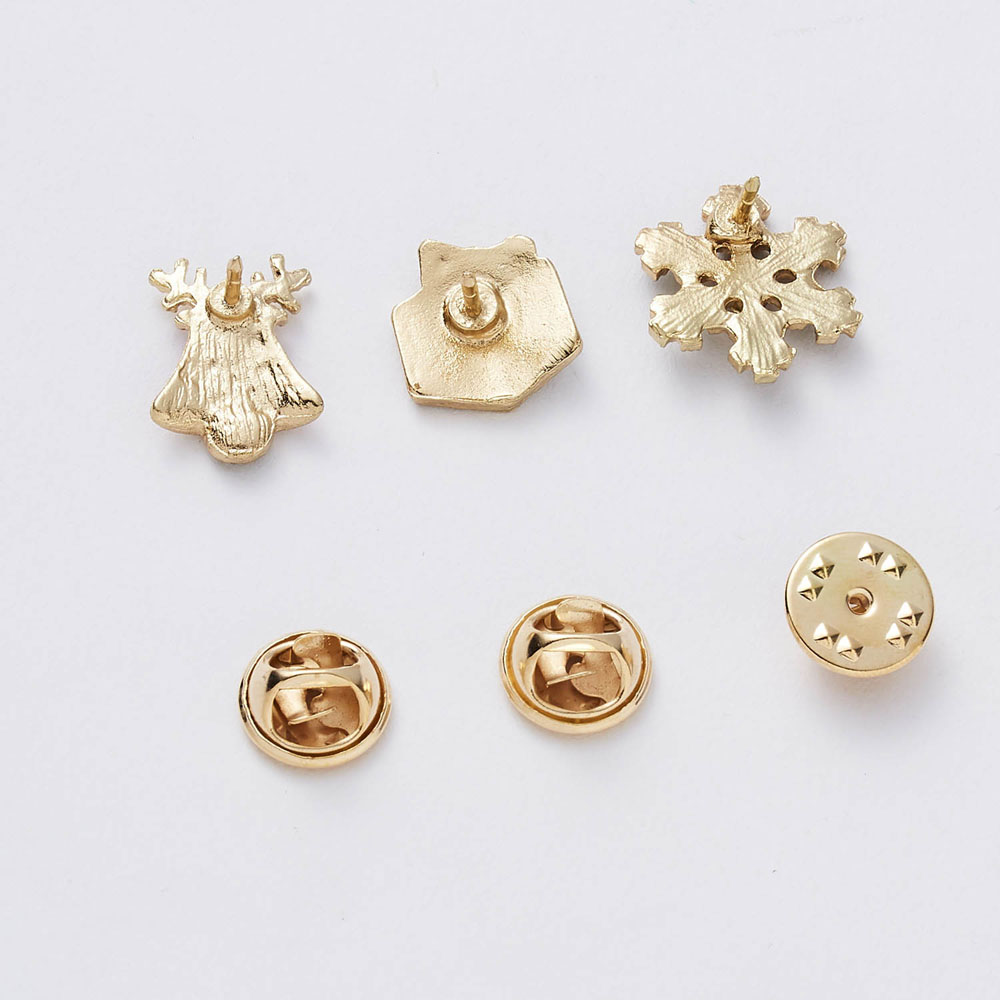 Set 3 ghim cài áo kiểu dáng giáng sinh dễ thương