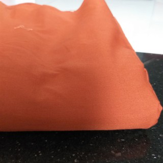 Vải kate màu cam đất , khổ 1m1(1m/30k)