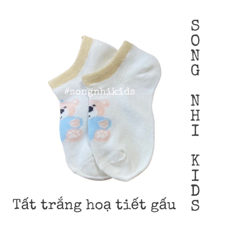 SET 5 TẤT COTTON CO GIÃN CHO BÉ 10 - 22 THÁNG (5 MÀU SIÊU CUTE)