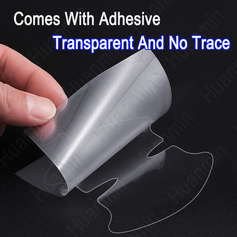 Bộ 4 Miếng Dán Bảo Vệ Tay Nắm Cửa Xe Hơi Hyundai Ioniq Hybrid Elantra Tucson Reina Santa Fe Kona Accent