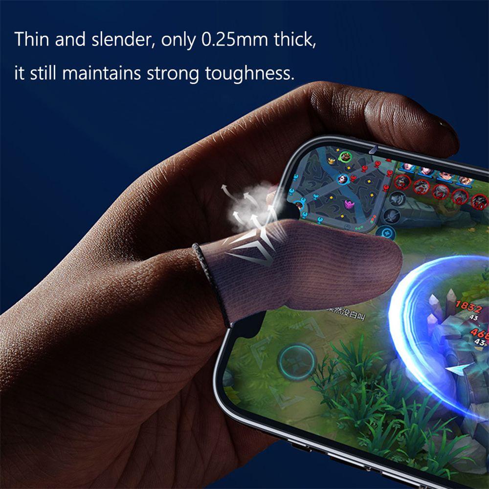 Myrongvn Nút Bọc Ngón Tay Co Giãn Siêu Mỏng Thoáng Khí Chống Mồ Hôi Chơi Game Có Màn Hình Cảm Ứ