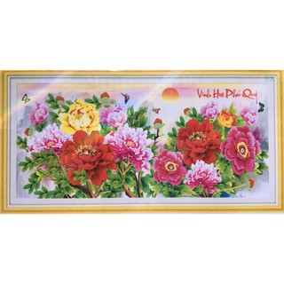 Tranh đính đá vinh hoa phú quý-DD9209