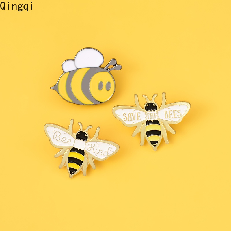 Ghim cài áo Miss Zoe hình chú ong dễ thương tùy chọn kiểu dáng