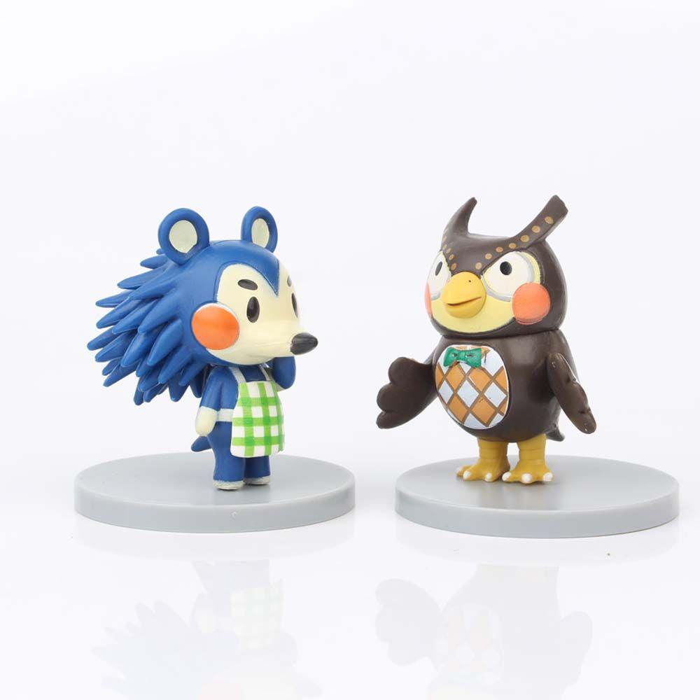 Bộ 8 Mô Hình Đồ Chơi Nhân Vật Tom Nook Isabelle K.K REBUY1