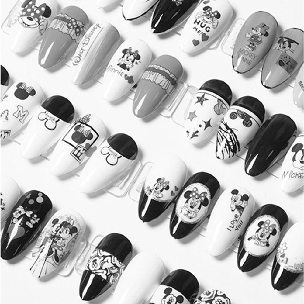 Miếng Dán Trang Trí Móng Tay Hình Chuột Mickey Dễ Thương DIY