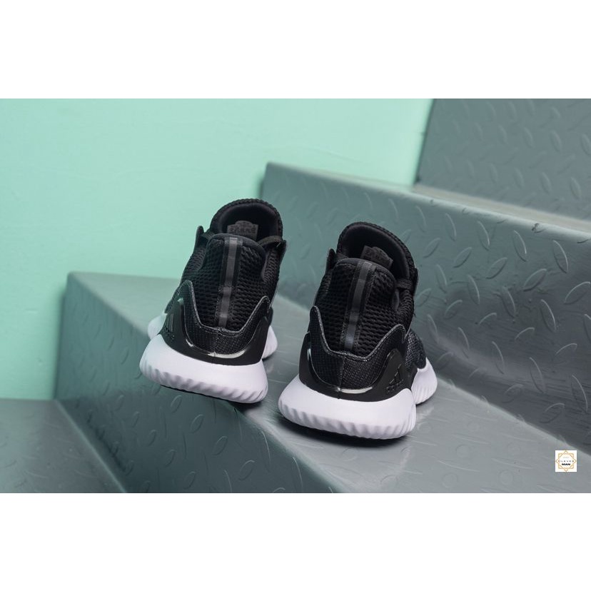 Giày Thể Thao Sneaker Nam Nữ Alphabounce Beyond 2018 Black White đen đế Trắng Cực Êm Thoáng Khí  Clever Man Store