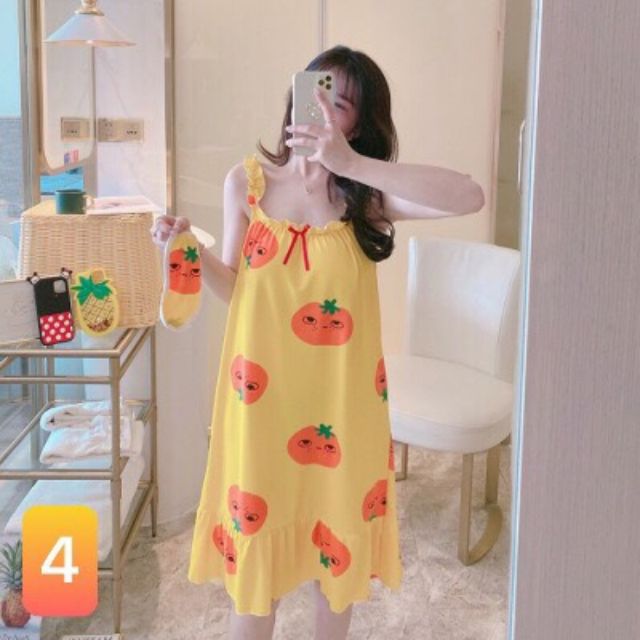 [Mã WANOV30 hoàn 15% xu đơn 99k] Váy ngủ 2 dây đuôi cá có mút ngực [TẶNG KÈM BỊT MẮT] | BigBuy360 - bigbuy360.vn