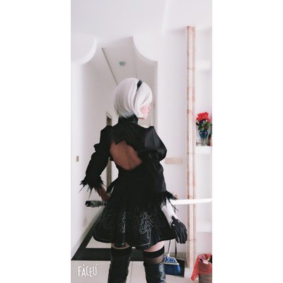 Set COSPLAY hóa trang thành nữ nhân vật 2B sexy trong game