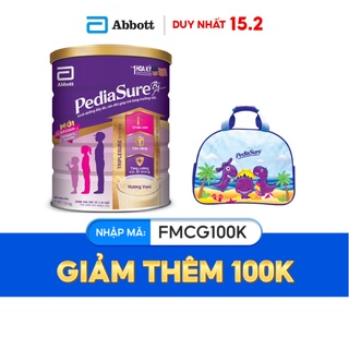 [Tặng Túi du lịch + thước đo cho bé] Lon Sữa Bột Pediasure 1.6kg
