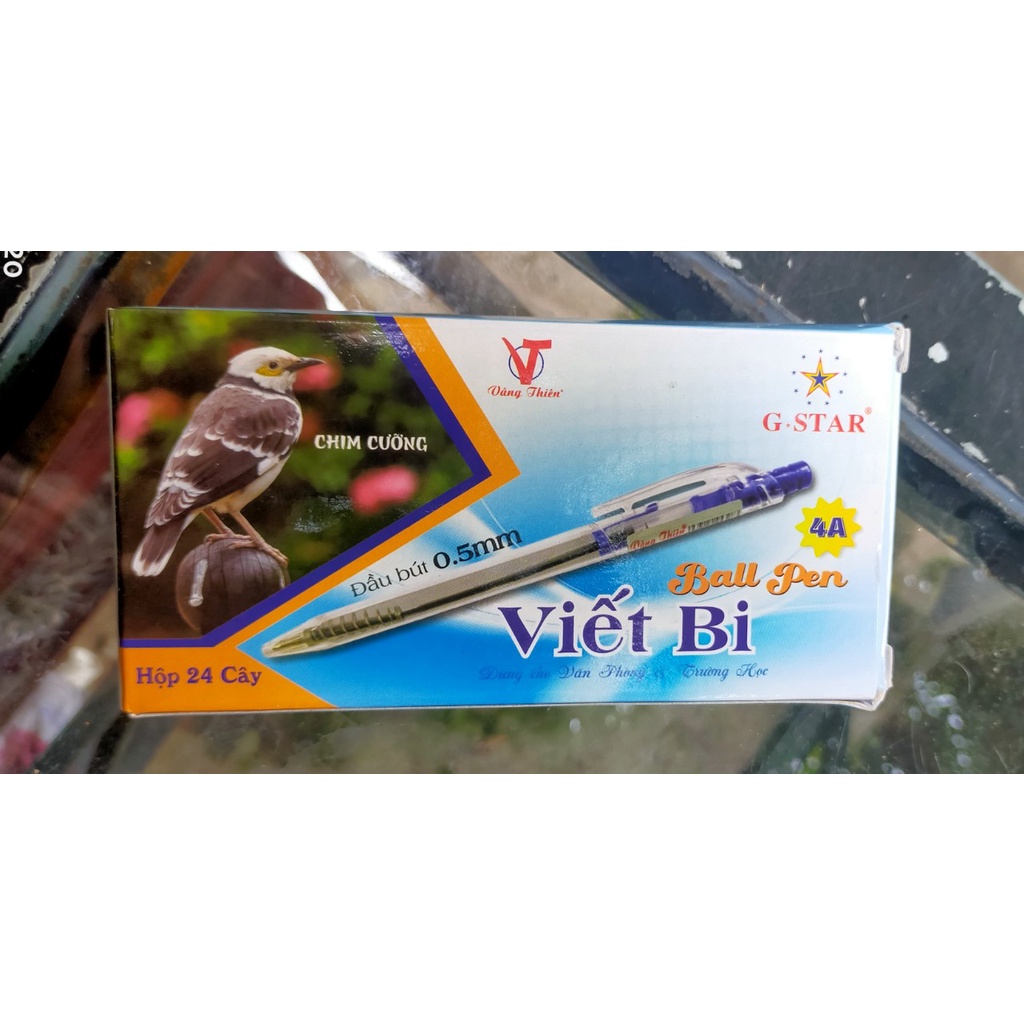 Hộp 24 cây viết bi bấm Gstar - 4A