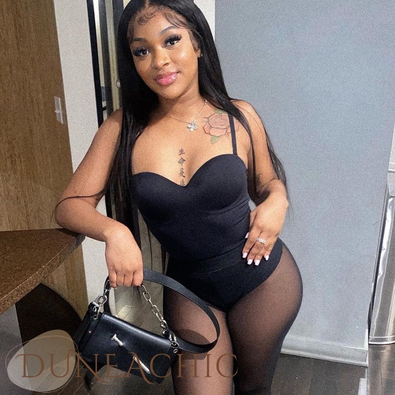 DUNEA Bộ Bodysuit 2 Mảnh Hở Lưng Gợi Cảm Y0512