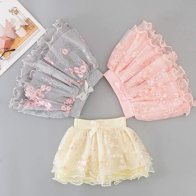 Đầm Công Chúa 3 Lớp Bằng Vải Tuyn Xinh Xắn Cho Bé Gái Từ 9-7 Tuổi