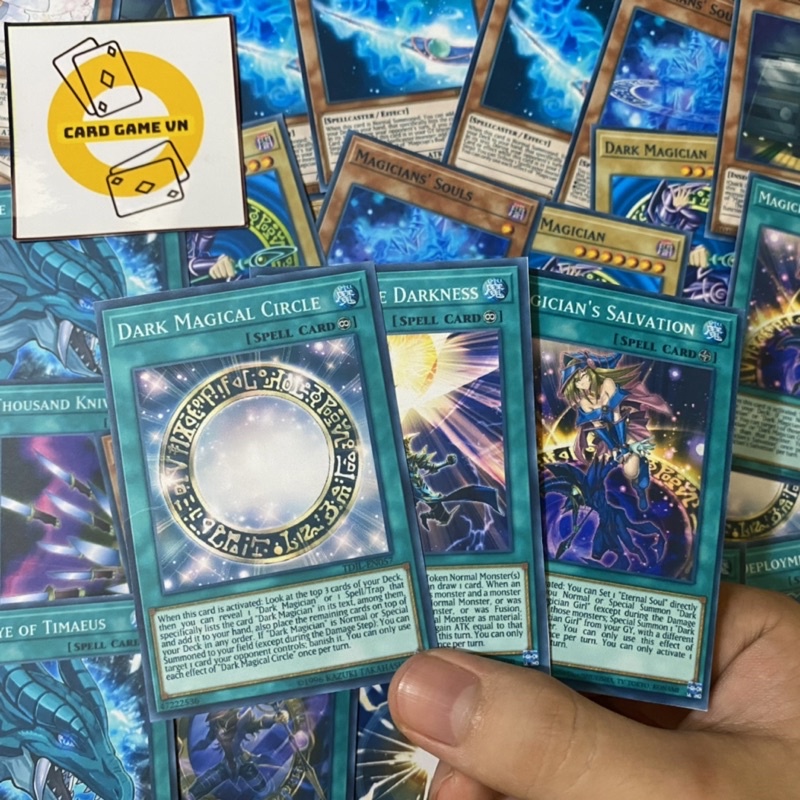 Bài YuGiOh - Bộ 54 lá bài Dark Magician – Platinum Master Duel Deck - Card Game VN