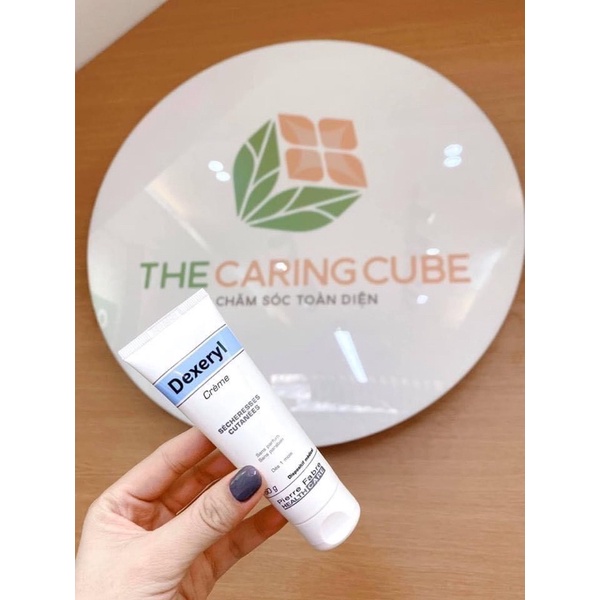 Kem dưỡng da nẻ, chàm và giữ ẩm Dexeryl cho cả trẻ em và người lớn chính hãng Pháp 50g - The Caring Cube