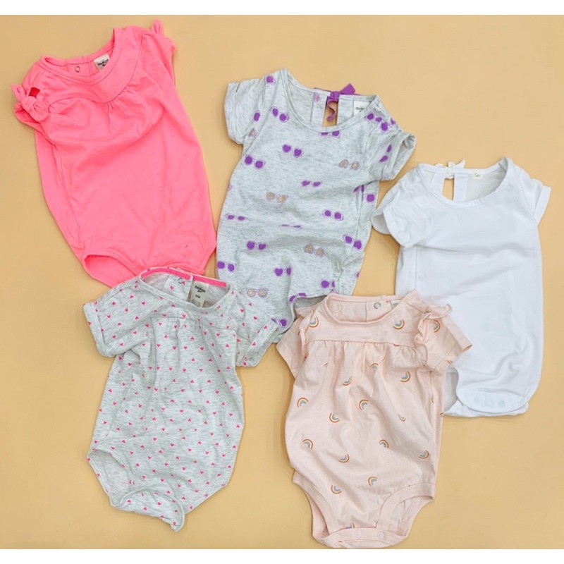 Set 3 Body Oshkosh cotton Organic siêu đẹp 0/3m-24m
