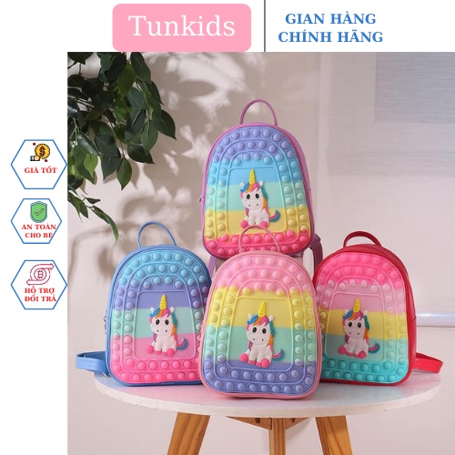 Ba lô pony phiên bản Popit dễ thương