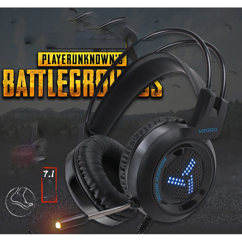 ∋☃☇💥Bảo Hành 12 Tháng💥Tai Nghe Gaming Zidli V2000 - Tai pc Chụp Có Micro Led siêu đẹp