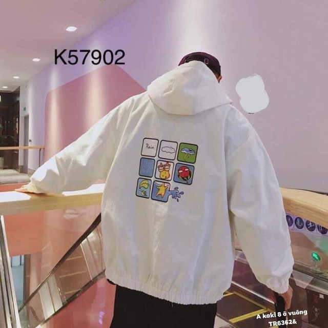 Áo khoác kaki 8 ô vuông -TR