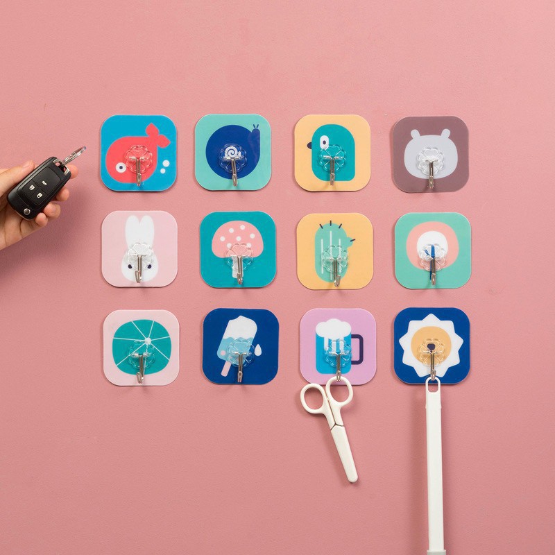 COMBO 10 MÓC DÁN TƯỜNG 3D SIÊU DÍNH, SIÊU CHỊU LỰC 88072 SỈ LẺ GIA DỤNG