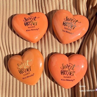 SET 4 MÁ HỒNG SWEET HEART KISS BEAUTY TRÁI TIM