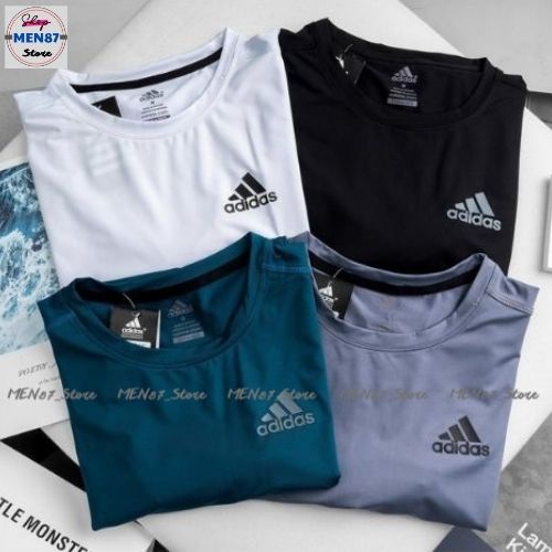 Big Sale Áo Thun Nam Thể Thao⚡GIÁ RẺ⚡Cổ Tròn Tay Ngắn Logo Thời Trang MEN87_Store