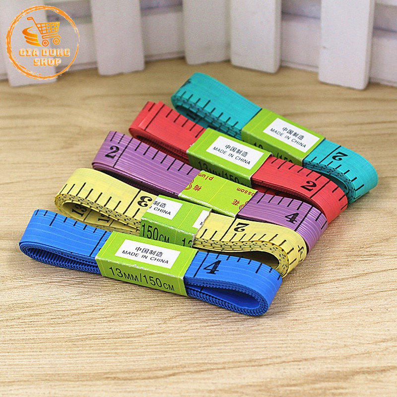 Thước Dây 1m50 Để May Đồ, Vật Dụng, Đo Vòng Eo Thon Gọn Rất Tiện Dụng