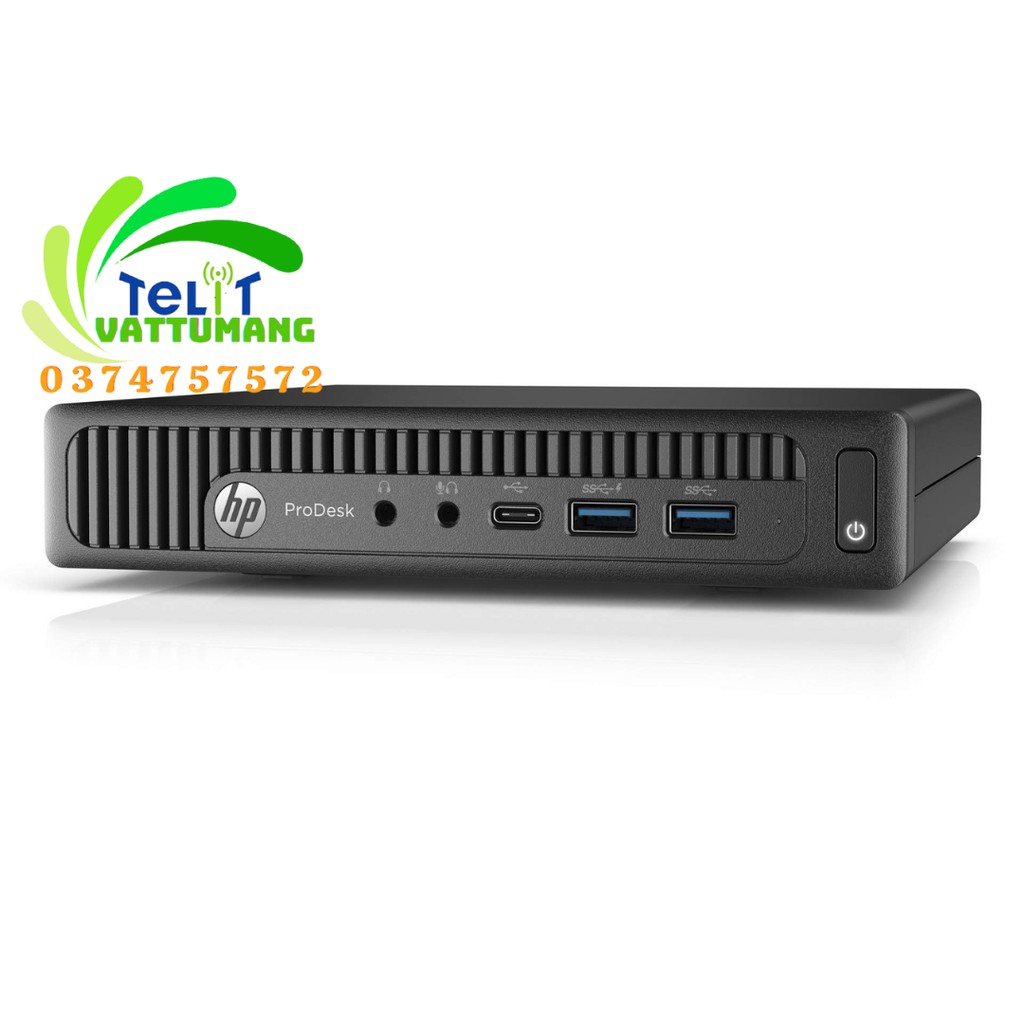 Máy tính mini HP EliteDesk 800 G2 Desktop Mini PC (i3-6100/i5-6500T/i7-6700, DDR4 4GB/8GB, SSD 120GB/240GB). Mới 99%