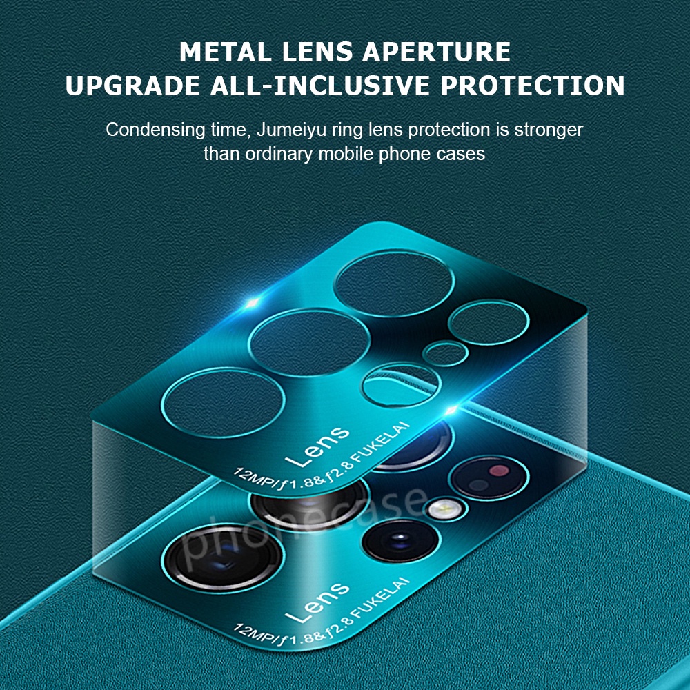 Ốp Điện Thoại Da Chống Sốc Màu Trơn Cho Samsung Galaxy S22 S21 FE Ultra Plus 5G S22+ S21+