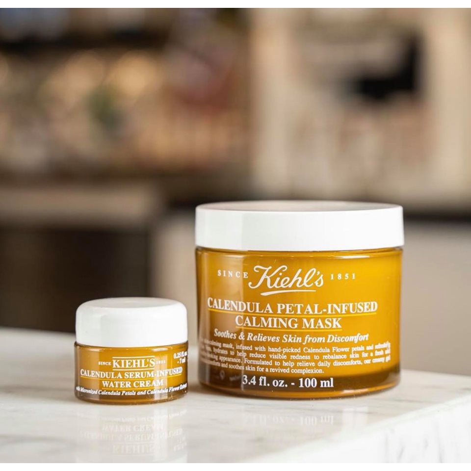 KIEHL Mặt nạ cúc MẪU MỚI Kiehl's CALENDULA  PETAL INFUSED CALMING MASK 100ml