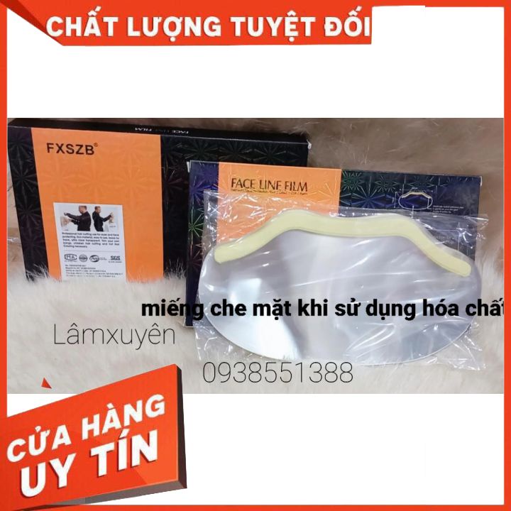 Dụng cụ bảo vệ mắt khi nhuộm tóc, che mắt và mặt khi vào hóa chất uốn duỗi nhuộm  FREESHIP  nhựa dẻo cao cấp bền đẹp