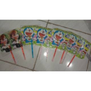 (hàng Có Sẵn) Quạt Cầm Tay Hình Doraemon