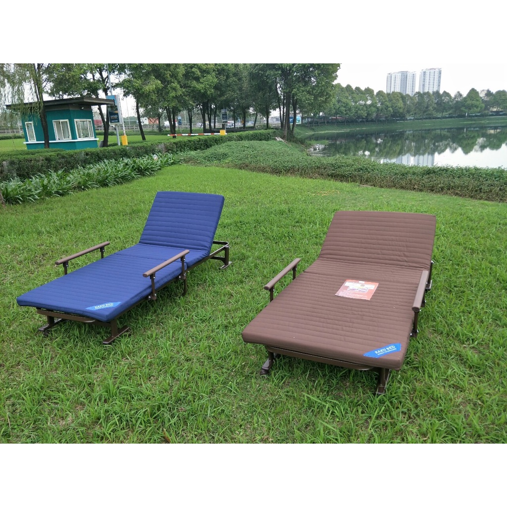 ( Ảnh thật )Giường gấp Hàn Quốc Raku bed rộng 90cm