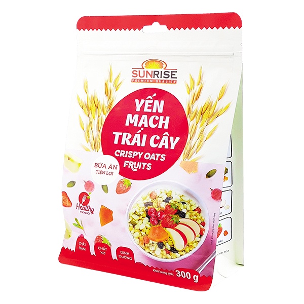 [Q.3] QUẬN 3 [HỎA TỐC] [ĐỘC QUYỀN SHOPEE] NGŨ CỐC YẾN MẠCH SUNRISE TRÁI CÂY GÓI 300G