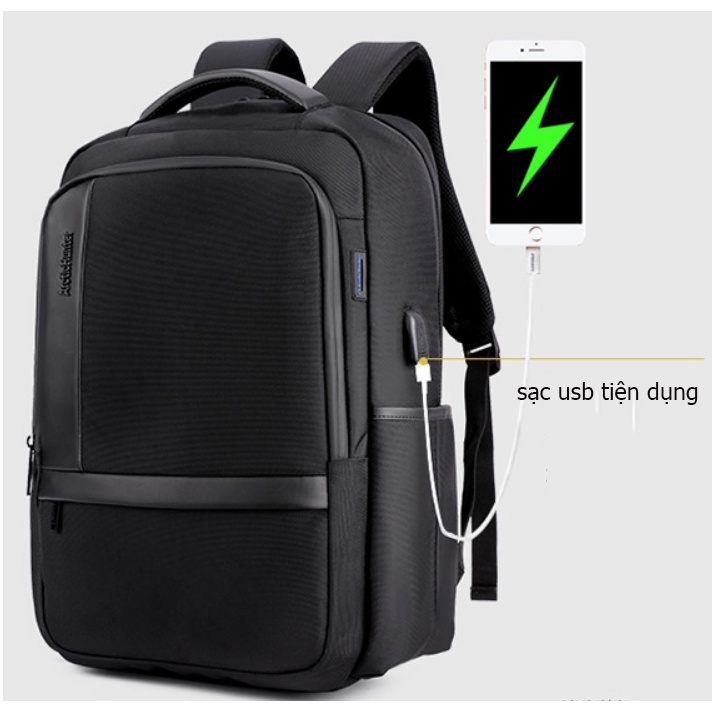 Balo nam thông minh đa năng cao cấp phong cách châu âu 15.6"