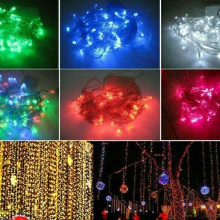 Dây đèn Led chớp ( nháy ) trang trí Noel ( Dài khoảng 5m, Điện )