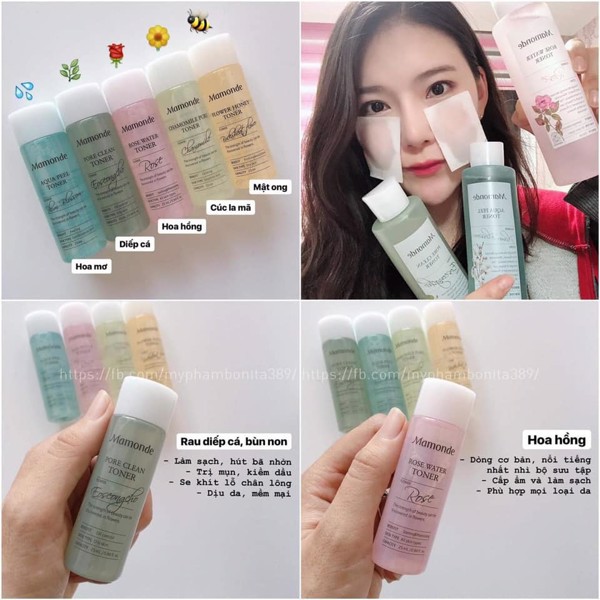 (Mini size 25ml) Nước Hoa Hồng Mamonde Flower Toner | BigBuy360 - bigbuy360.vn